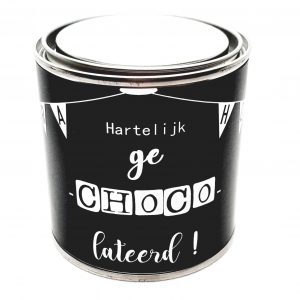 Kadoblik Hartelijk ge-choco-lateerd