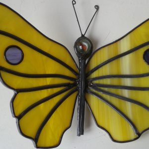 Vlinder glas in lood