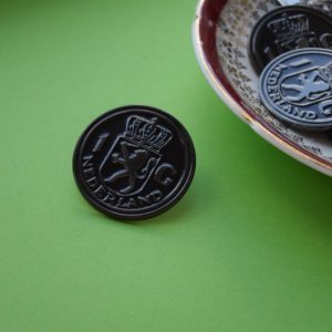 Gulden muntdrop - Liquorice coin - Dutch sweets enamel pin