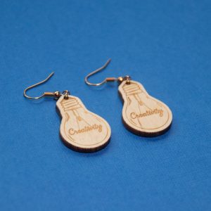 Creativity gloeilamp hang oorbellen - HIH x JOOP collectie