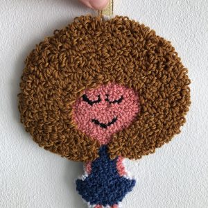 Hanger meisje wol