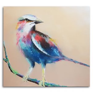 Vogel schilderij (100x100cm)