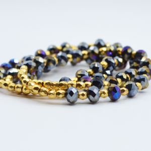 Glam armband (JET BLACK HEMATITE)