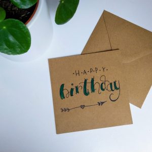 Hand Geletterde Kaart - Happy Birthday 2