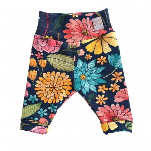 Babybroekje zomer bloemen (model naar keuze)