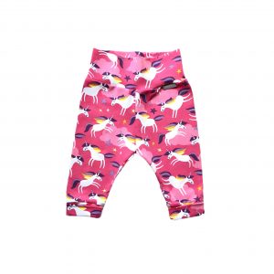 Babybroekje eenhoorn roze (model naar keuze)