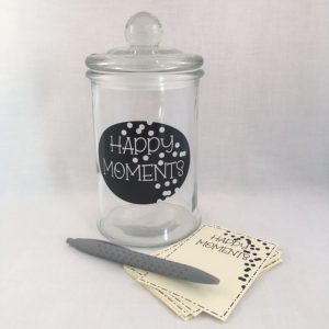complete set; Happy Moments pot (glas)