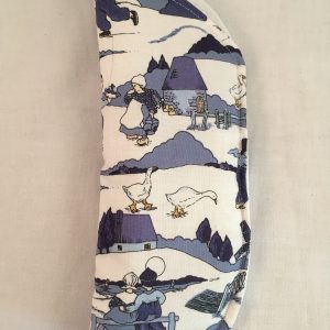 Brillen etui/hoes/ "koker" thema; Delfst Blauwe paartjes