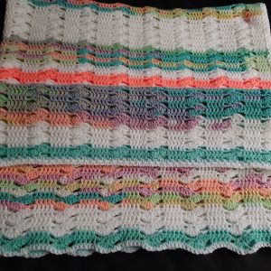 Plaid/deken gehaakt