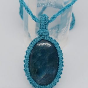 Macramé ketting blauwe Apatiet