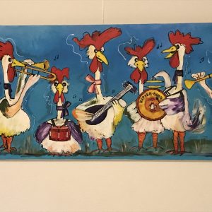 Vrolijke kippenband