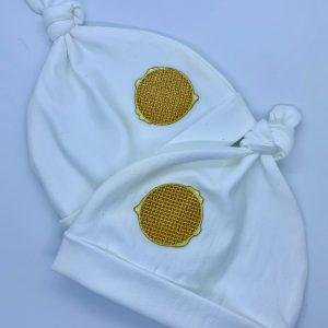 Stroopwafel mutsje - newborn