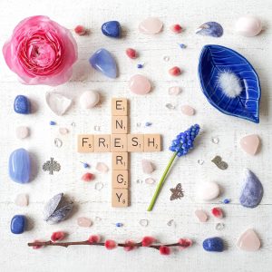 Edelsteenwenskaart fresh energy
