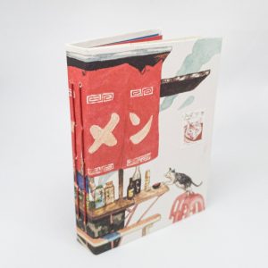 Notitieboekje-boekje-handgebonden-rood-studiocooliejoelie