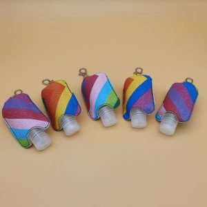 Sleutelhanger Handgel Regenboog