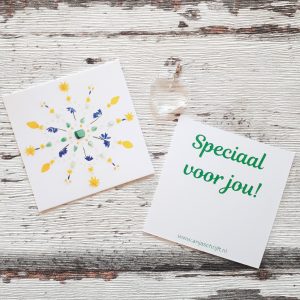 Cadeaukaartje en harthangertje Speciaal voor jou