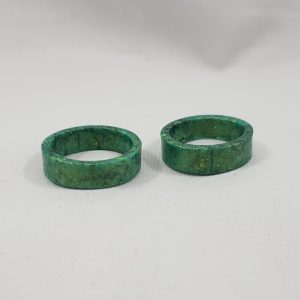 Groene uv hars ring