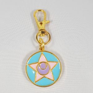 Pastel ster sleutelhanger