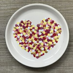 Gestipt schaaltje