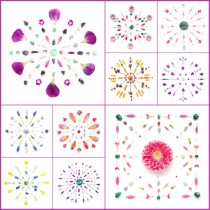 Set van 10 mandala cadeaukaartjes