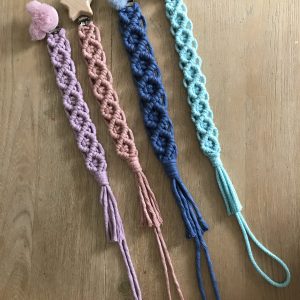 Macramé speenkoorden