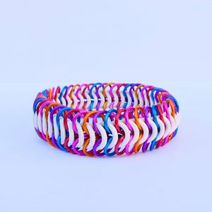 Chainmail armband European weave 6 in 1