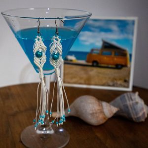 oorbellen macramé Ibiza stijl