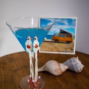 oorbellen macramé Ibiza stijl