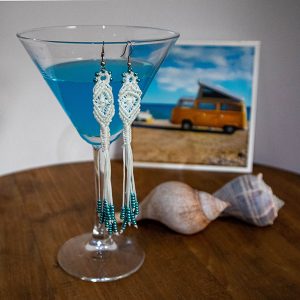 oorbellen macramé Ibiza stijl