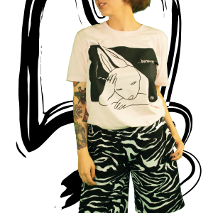 T-shirt | Humans licht roze