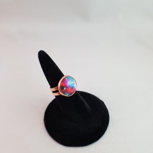 Ruimte ring rose goud verstelbare ring
