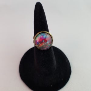 Ruimte ring brons verstelbare ring