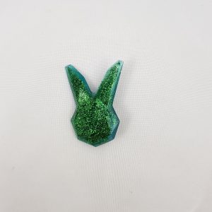 Groene glitter D.va cosplay haar klem