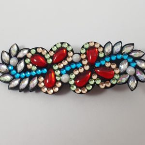 Strass stenen meerkleurige haar clip