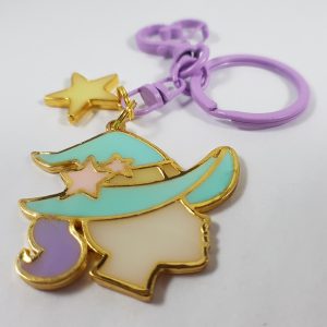 Pastel heks sleutelhanger