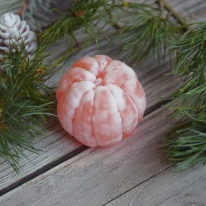 Christmas Soap "Peeled Tangerine"