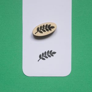 Stempel van een blaadje