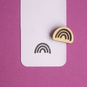Regenboog stempel