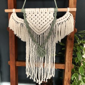 Macrame wandhanger Angel Wings