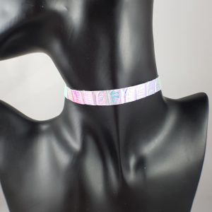 Krokodil huid nep leren choker