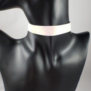 Krokodil huid nep leren choker
