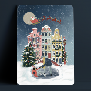 Kerstkaart Amsterdam