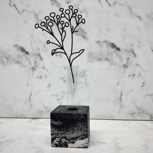 Stekhouder enkel zwart marble