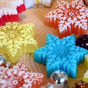 Handmade souvenir soap "Snowflake", Christmas soap, natural soap, scented soap