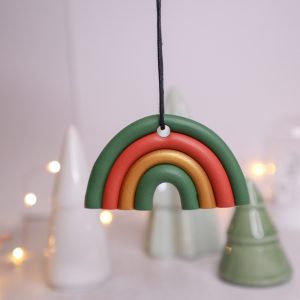 Kerst hanger - regenboog