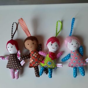 Lief popje voor aan je tas