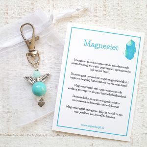 Hanger beschermengeltje van magnesiet