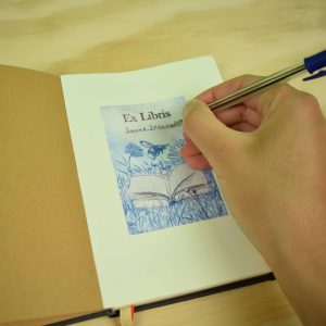 Ex Libris hommel en boek set