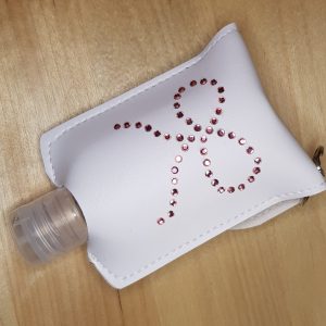 Handgel sleutelhanger tasje