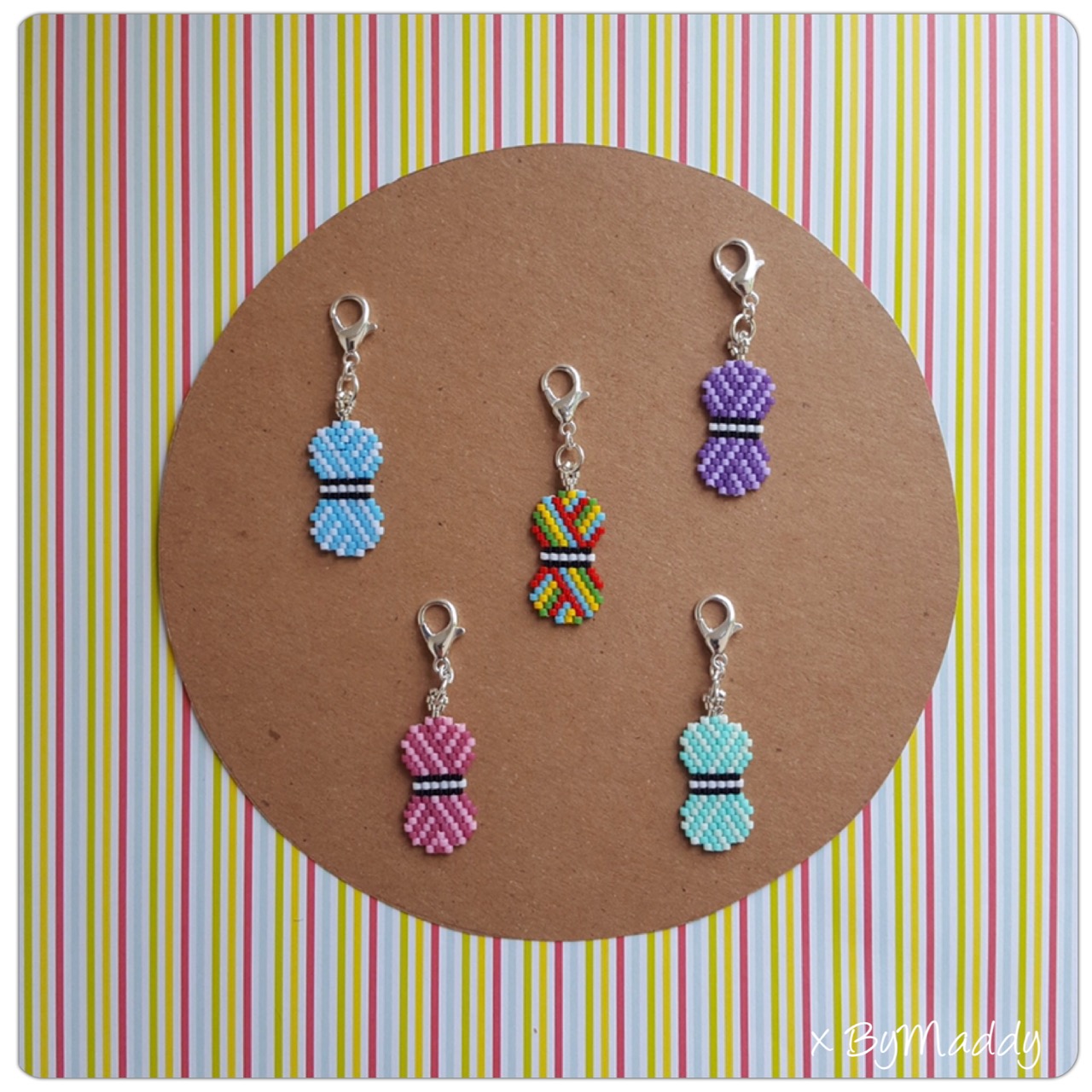Steekmarkeerders, progresskeepers, charms